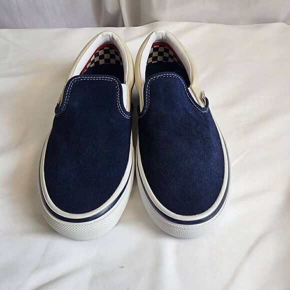 Vans Skate Slip On Dress Blues Turtledove Size Men's 5 Women's 7 - Picture 3 of 13